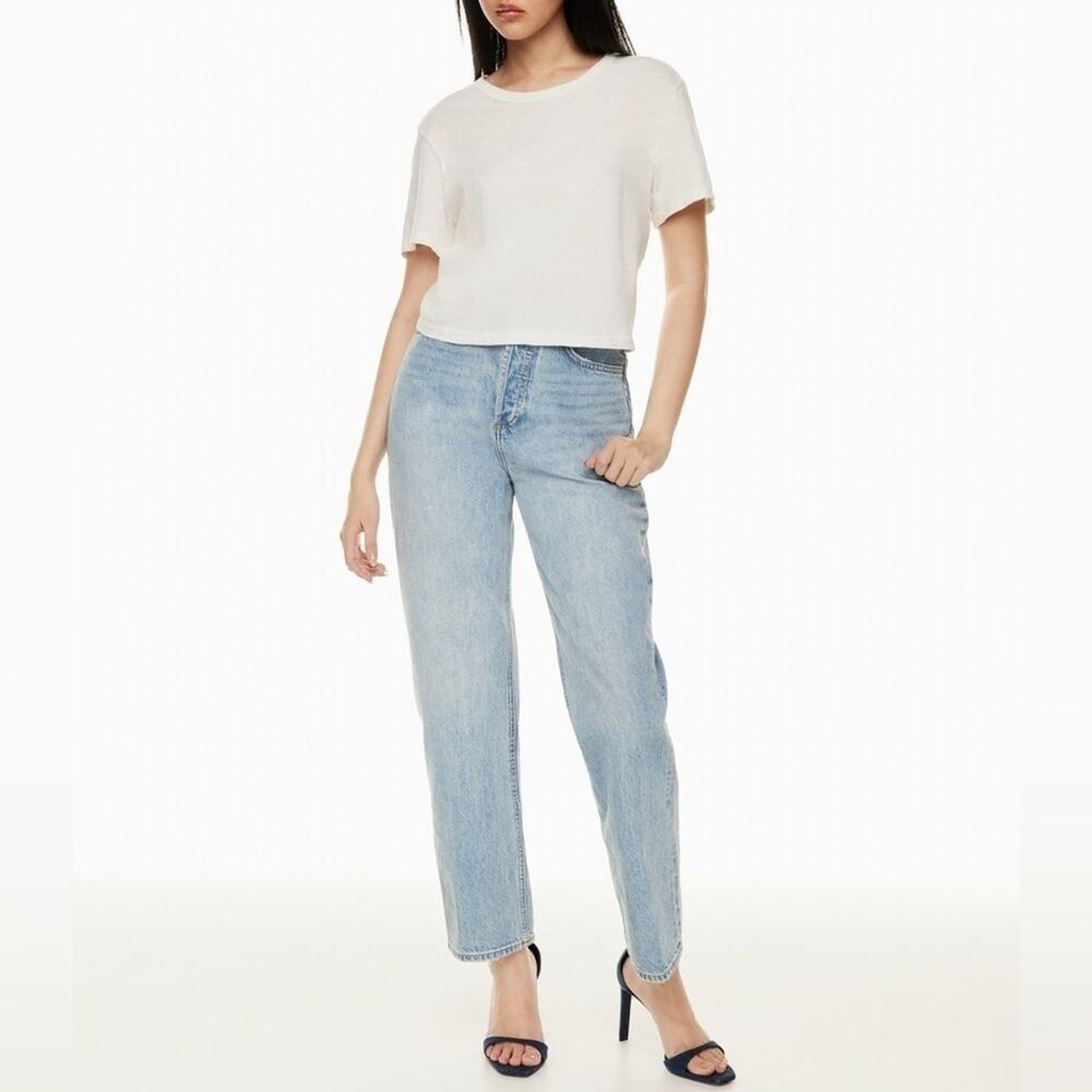 Aritzia Denim Forum The Joni High Rise Loose Jeans Rigid Denim 29L 30